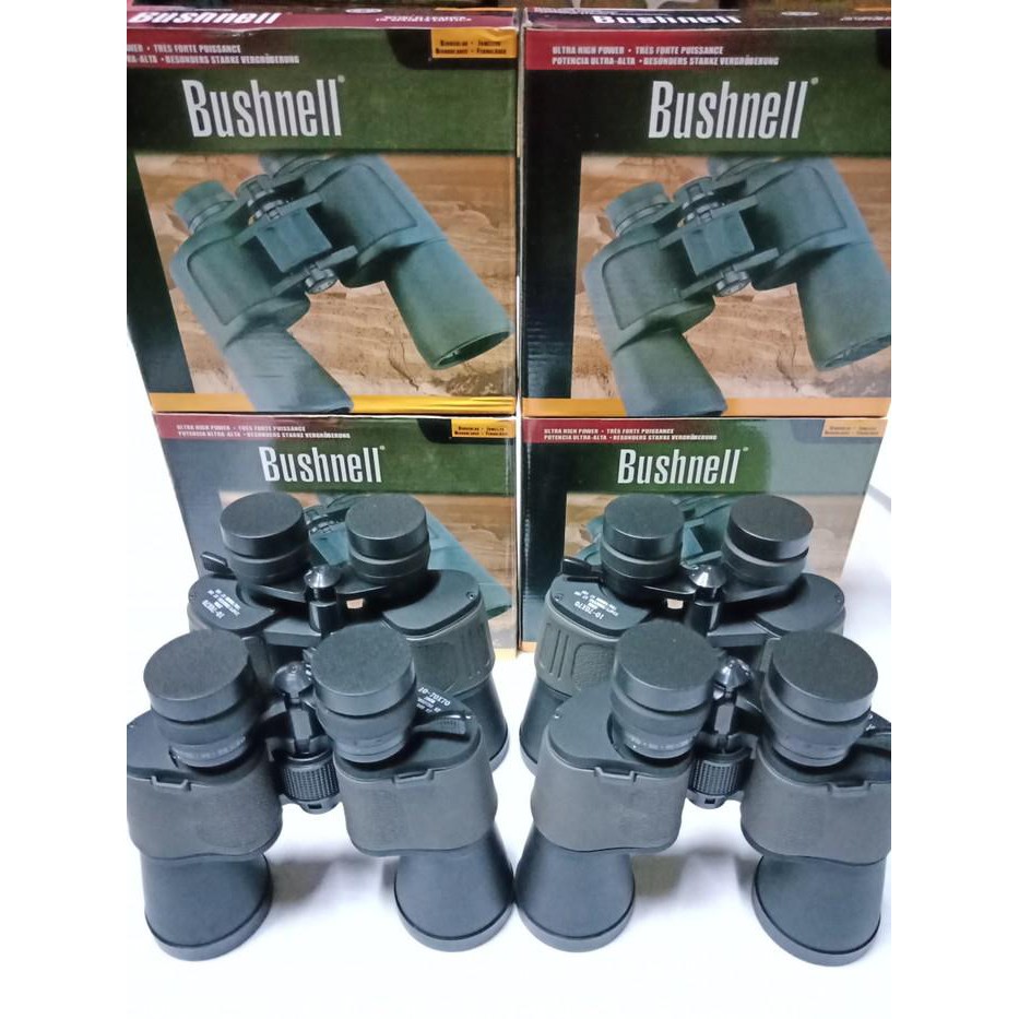 Teropong Bushnell Zoom Lensa Focus Hd Kwalitas/Binocular Bushnell Zoom