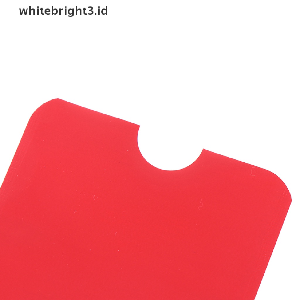 (whitebright3.ID) 10pcs Sleeve Pelindung Kartu Kredit / ID RFID Blocking Bahan Foil