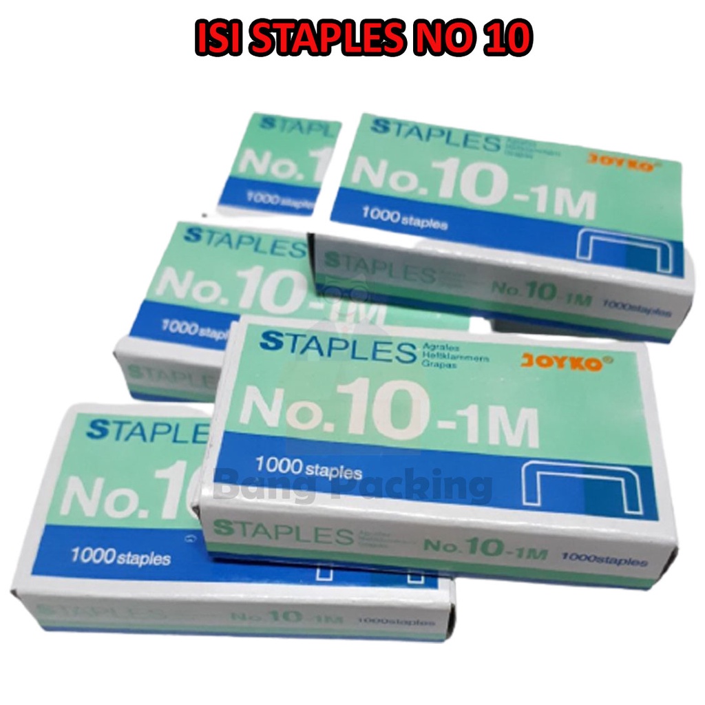 

Isi Staples No 10 Isi Stapler No 10 Isi Stapler untuk Stapler HD-10 Isi Staples Kecil Isi Staples Joyko Isi Staples No 10 Joyko