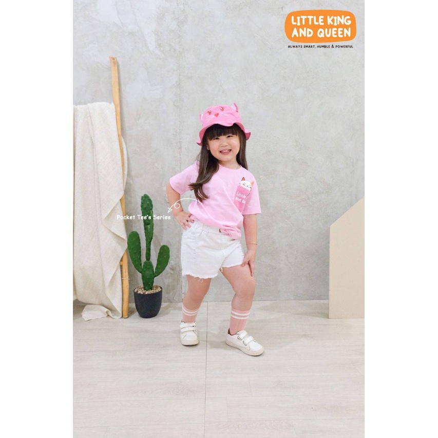 Pocket Tees and 3d bucket Little King and Queen