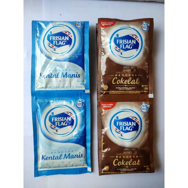 

SUSU FRISIAN FLAG BENDERA kental manis SACHET