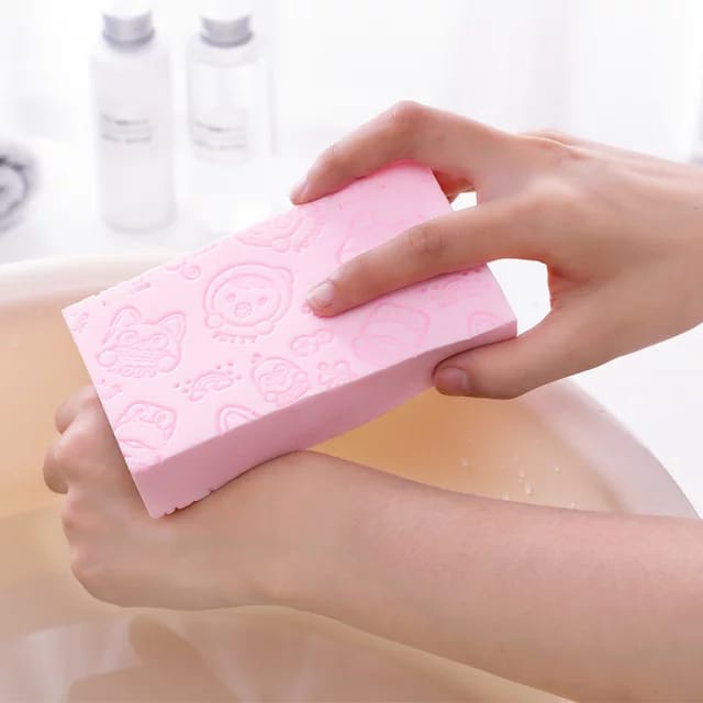 Spons Mandi Anti Daki Spon Pengangkat Daki Sponge Busa Import Murah / Spons Mandi Sponge Daki Spon Busa Pengangkat Kotoran Pembersih Badan Kaki Alat Gosok Sabun Bath Soap