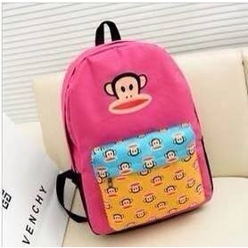 Tas Ransel/ Tas Sekolah Anak Paul Frank Pink Import CB142