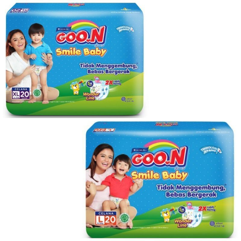 PROMO POPOK PAMPERS GOON XL20/L20 FREE ACC
