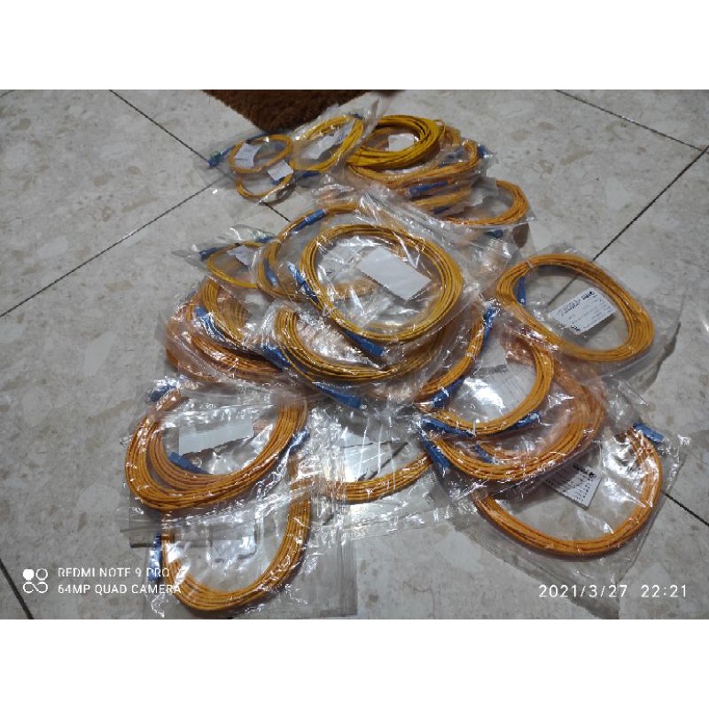 Patchcore patchcord patch core 5 meter , zte f609 , Huawei hg8245h5 SC UPC 5M Kabel Fiber Optic