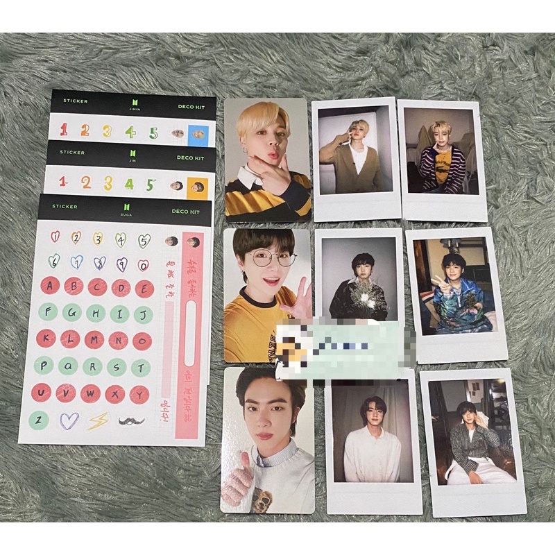 BTS DECO KIT SUGA JIMIN JIN