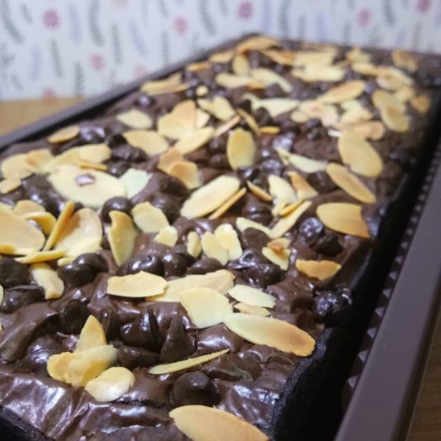 

Brownies mix topping