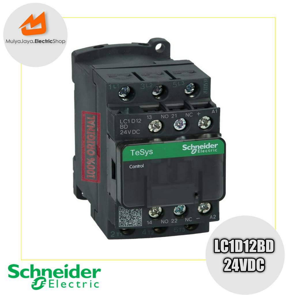 Kontaktor Schneider LC1D12BD 24V DC contaktor lc1d12bd 24vdc magnetic contactor lc1d12bd 24v dc orig