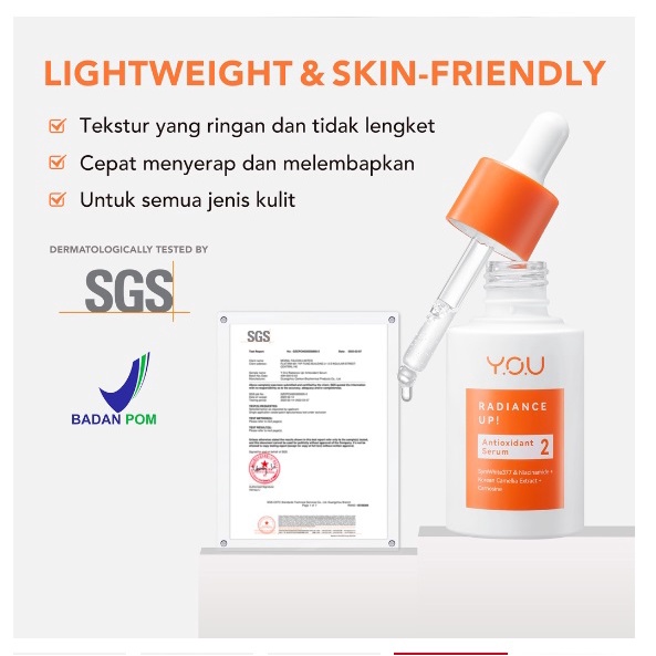 YOU ( Y.O.U ) Radiance Up!  Antioxidant  Serum SymWhite 377+ Korean Camellia Extract