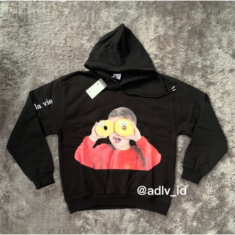Acme De La Vie ADLV Baby Face Hoodie Black Donut 7