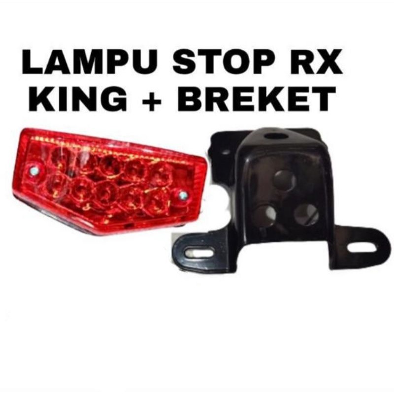 Lampu Stop LED Belakang Rx-King Plus Dudukan Kualitas Terbaik