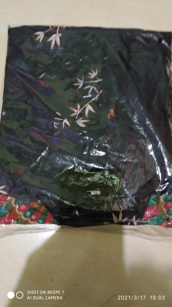 Size M. L. Xl. 2l.3l.4l .. Bswart Batik Hrb026 Kenongo  Hem Pendek Padi Pekalongan M L Xl Batik