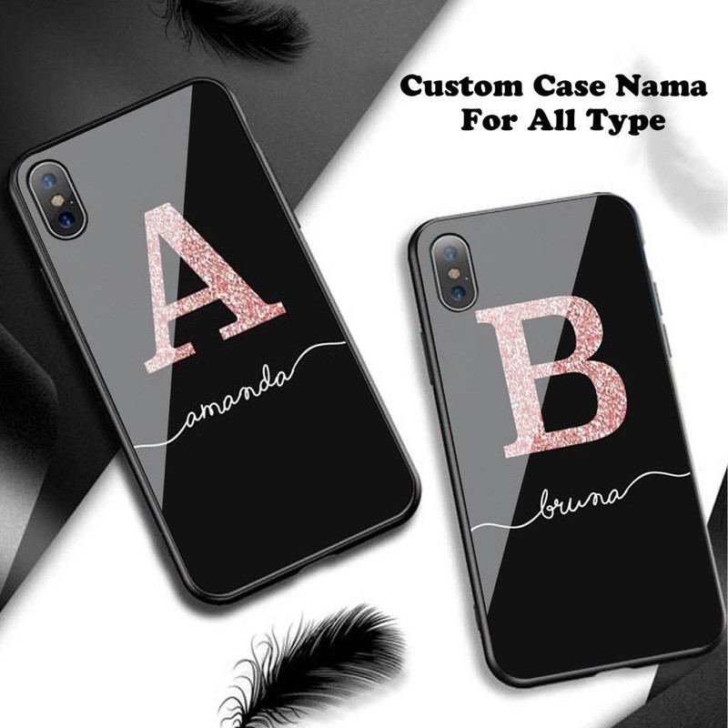 

(COD) Backcase 4D Glosy custom alphabet request nama for alltype COD Maxcasee