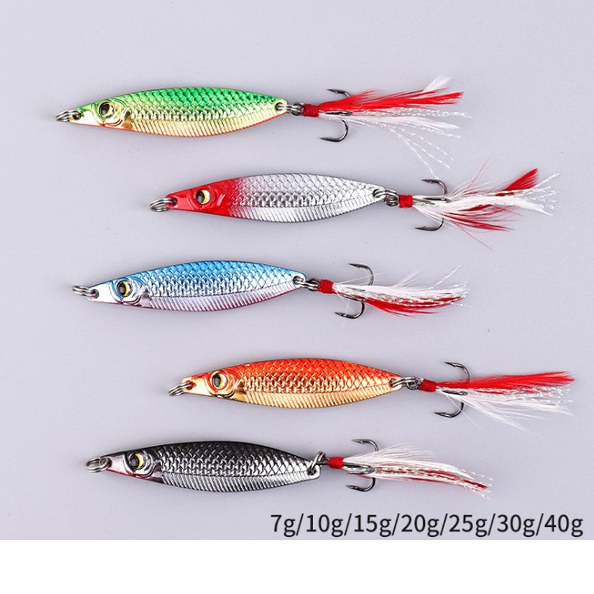 Umpan Pancing Spoon Fishing Lure mancing casting laut ultralight UL import kualitas premium 7gr 10 gram