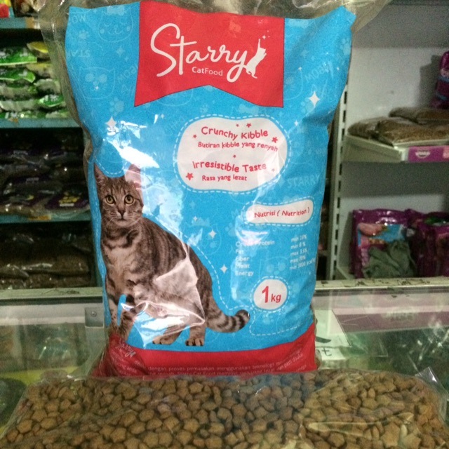 Starry Cat Food 1kg Makanan Kucing Shopee Indonesia