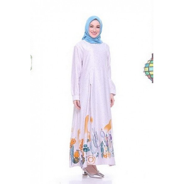 Maxmara Motif Dress (Gamis Dewasa) by Nibras