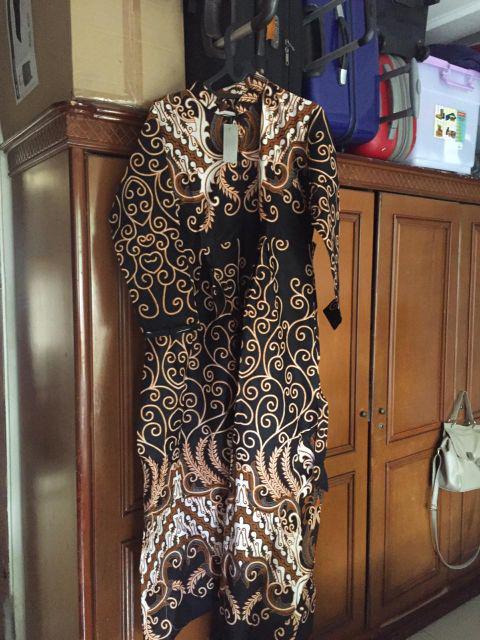 Ms Gamis Batik Sriwedari Maxi Bumil/busui Katun Sogan Allsize & Jumbo