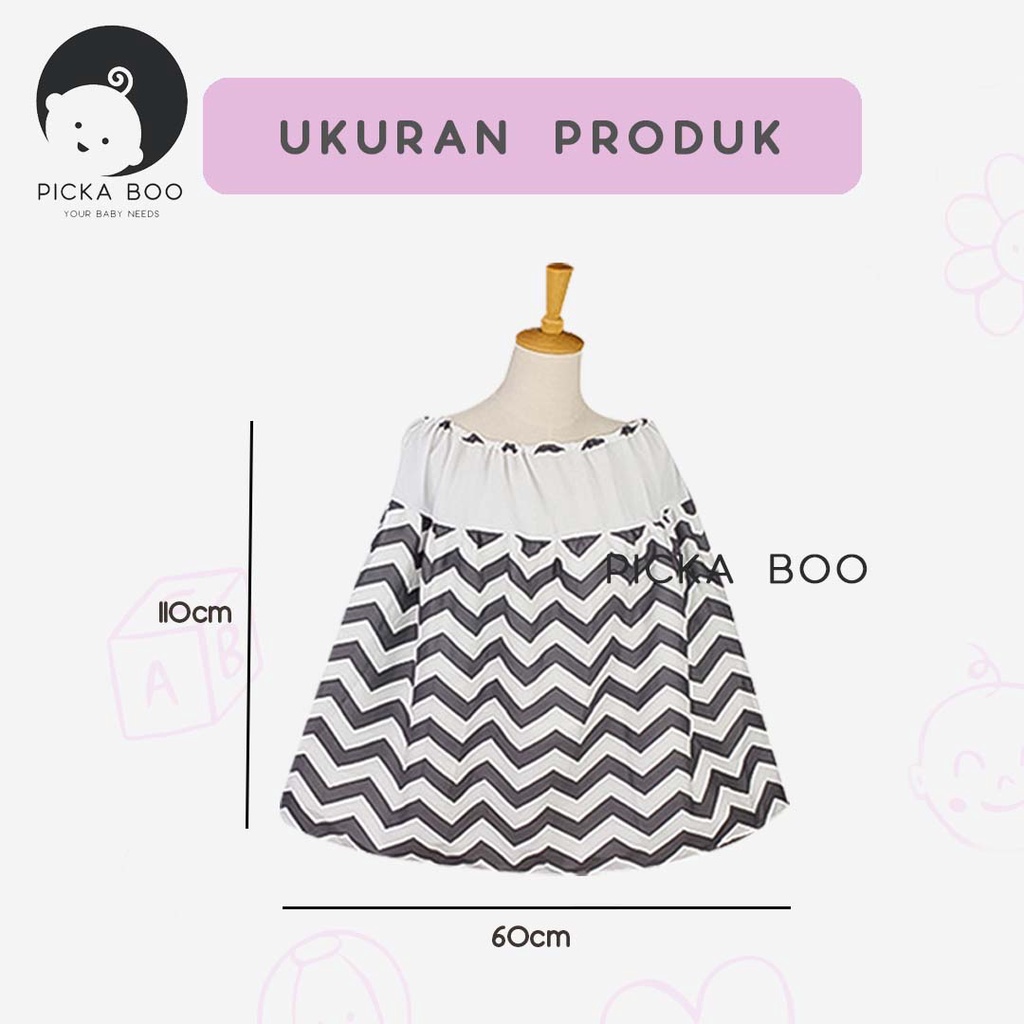 PICKA BOO Apron Cover Asi Menyusui Menutup 360 Derajat