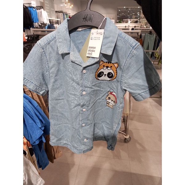 H&M kemeja kids cowok