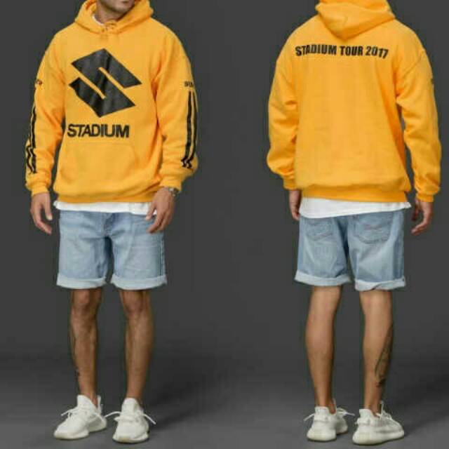 30205 Sweater hoodie Stadium, sweater pria/cowok bahan Babyterry