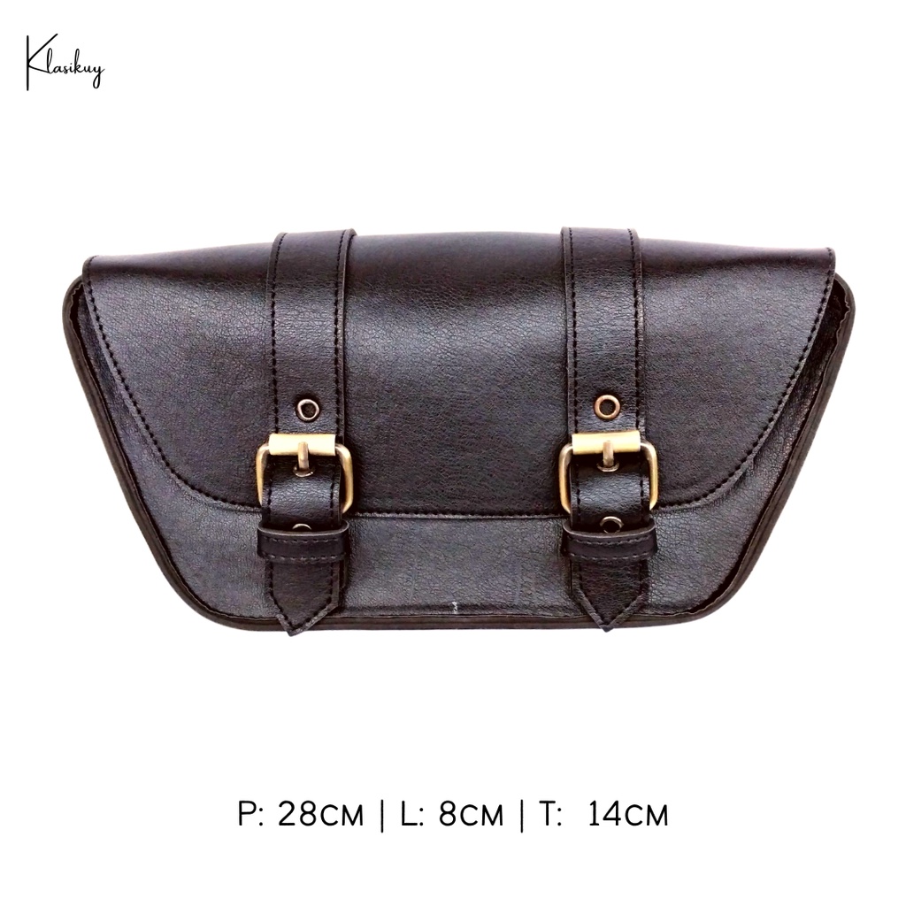 KLASIKUY - Model 05 : Tas Motor Side Bag Samping Motor Klasik Custom Japstyle