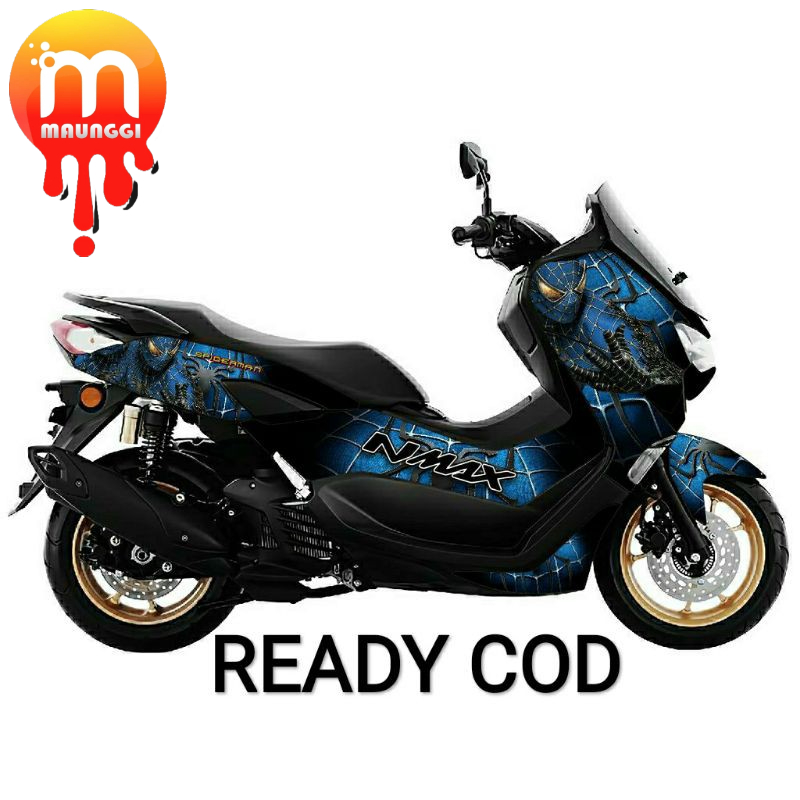 Sticker motor nmax 2021 full body Decal new nmax 155 full variasi motif spiderman istimewa new nmax 