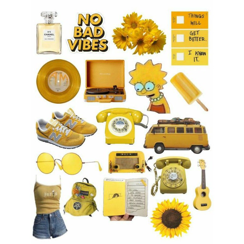 

4 pcs Stiker Aesthetic