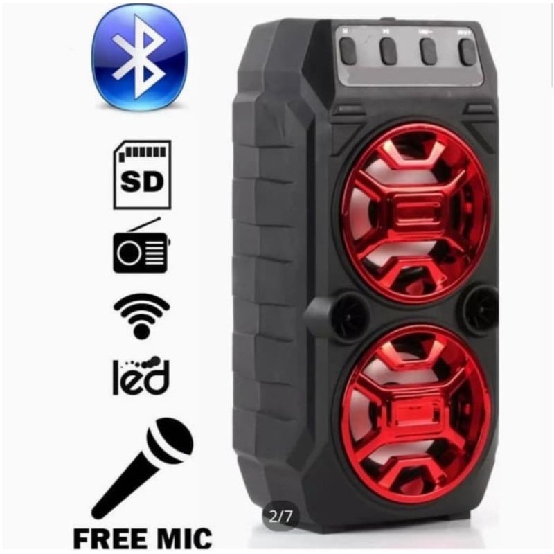 SPeaker Bluetooth Sx-2006 Free Mic Karaoke