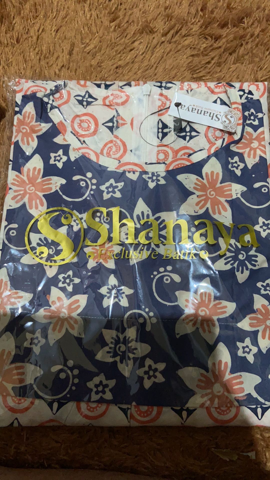 Shanaya Batik Tunik Ayana Batik Cap Wonogiren Kombinasi Batik Cap Garutan
