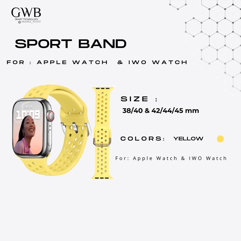 SPORT BAND FOR APPLE WATCH &amp; IWO WATCH