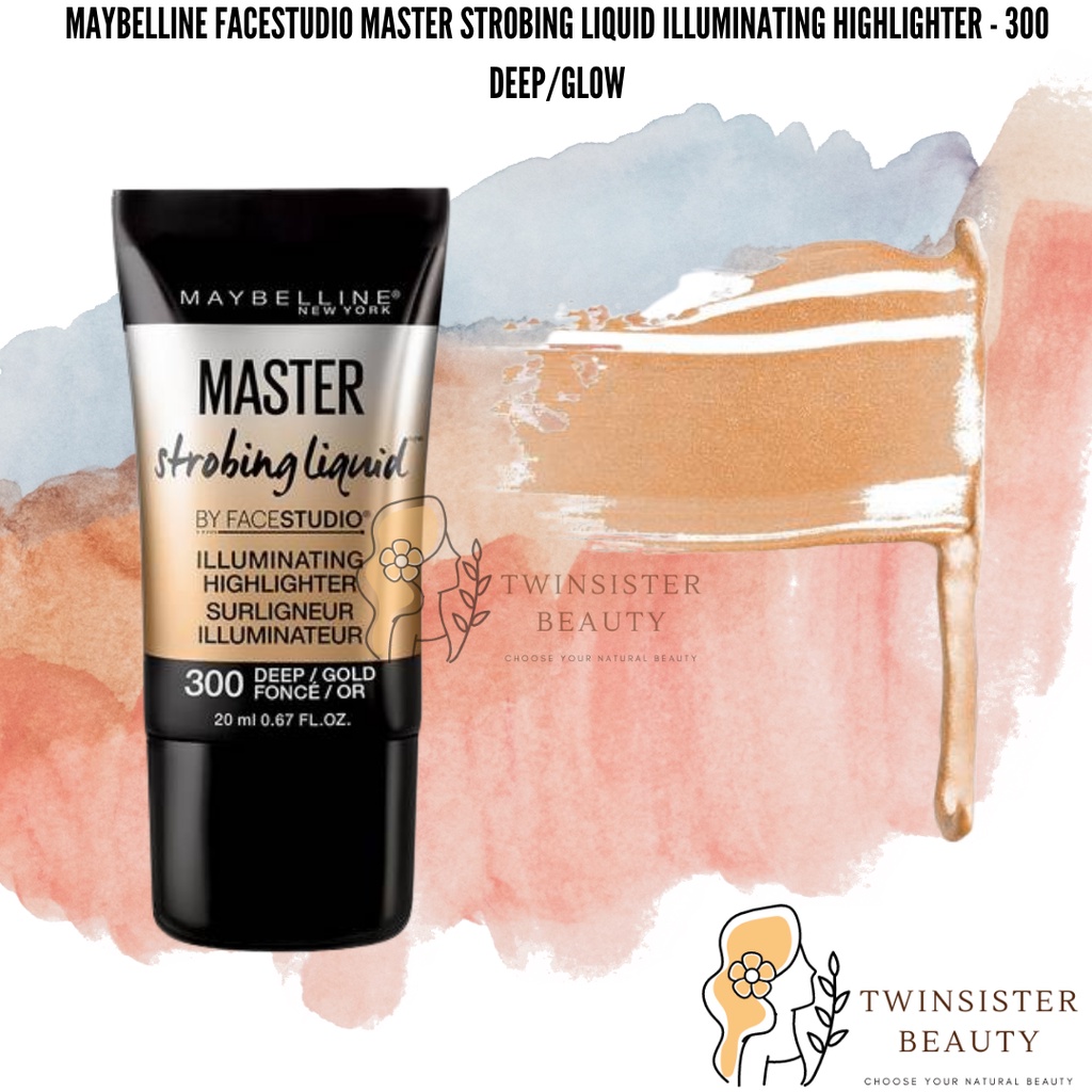 (TSM) MAYBELLINE FACESTUDIO MASTER STROBING LIQUID ILLUMINATING HIGHLIGHTER - 300 DEEP / GOLD