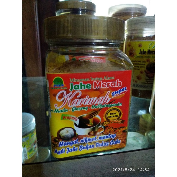 

jahe merah karimah netto 200gr