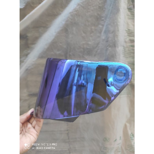 kaca helm KYT TT-COURSE iridium original visor flat kaca ttc iridium Silver Gold Blue Purple Red Red Ice Blue Foturo Iridium Norisk NFR iridium nx race iridium Murah kualitas mewah