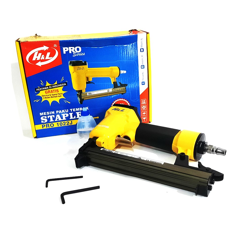 

NEW H&L Staples Gun 1022J isi tipe U Air Staples Model U 1022 J Stapler Untuk Tukang Kayu