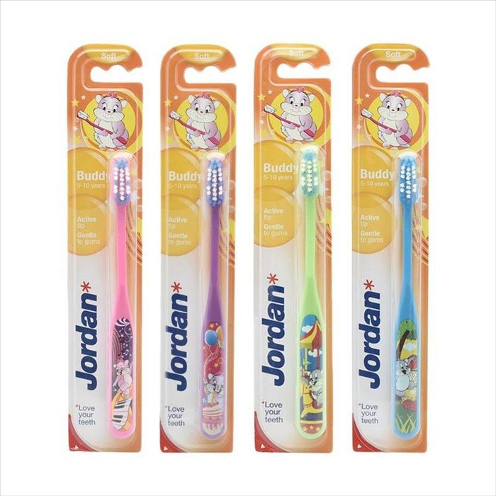 Jordan Toothbrush Kids Buddy Soft Sikat Gigi Anak