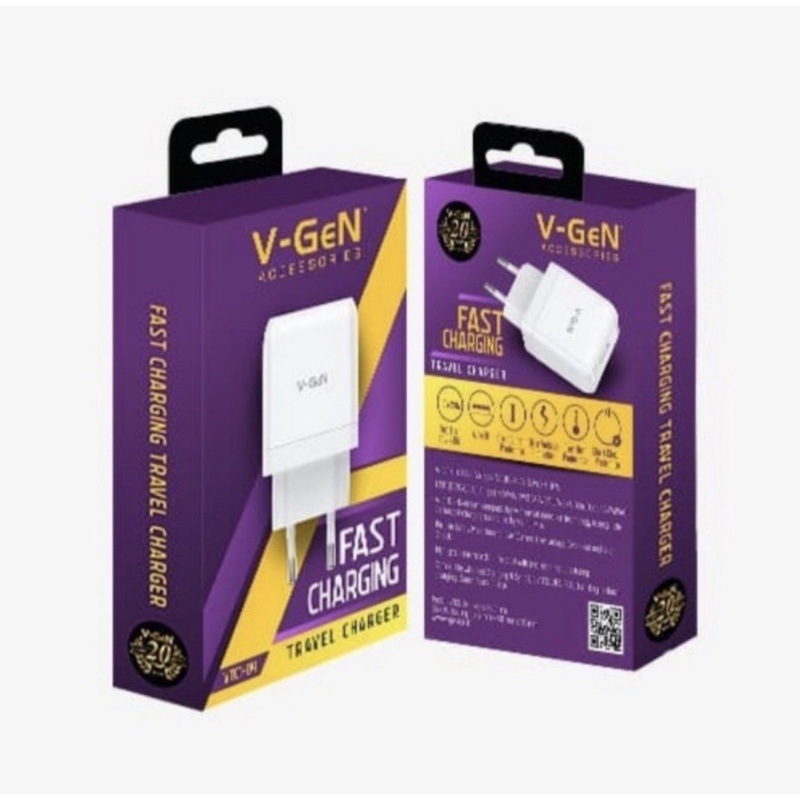 CHARGER V-GEN ADAPTOR CHARGER VTC-03 FAST CHARING QC 3.0 VOOC AFC FCP VGEN