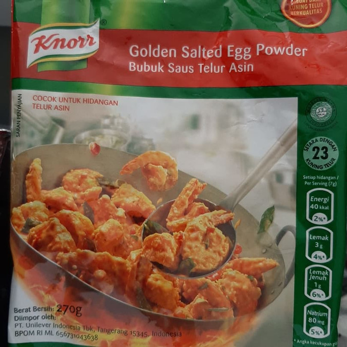 

KUALITAS TERBAIK - KNORR GOLDEN SALTED EGG 270GR TEPUNG BERBUMBU