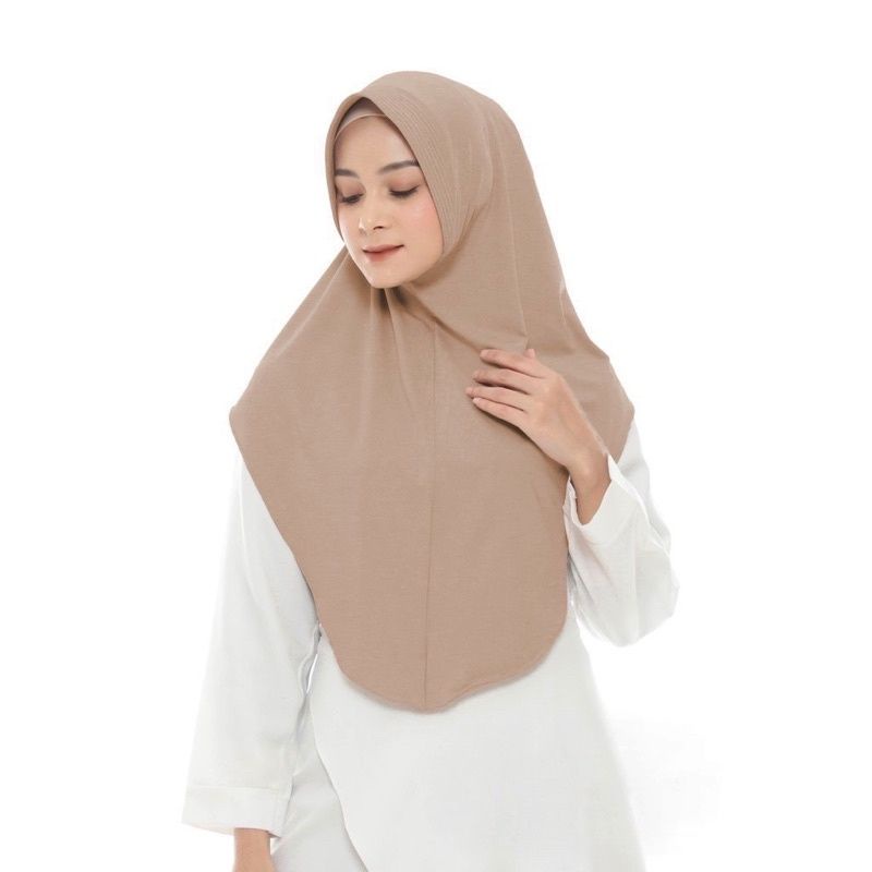 JILBAB BERGO HAMIDAH /BERGO JERSEY MENUTUP DADA/JILBAB INSTAN