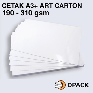 Cetak A3+ | Print A3+ MURAH | Art Carton 190 - 310 | 1 Sisi / 2 Sisi