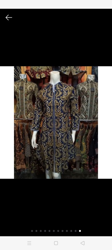 Atasan Batik Dolby Dolbi Dobby Doby Tenun Sutra Tulis Halus Katun