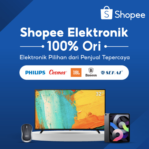 Temukan promo produk brand elektronik original di Shopee