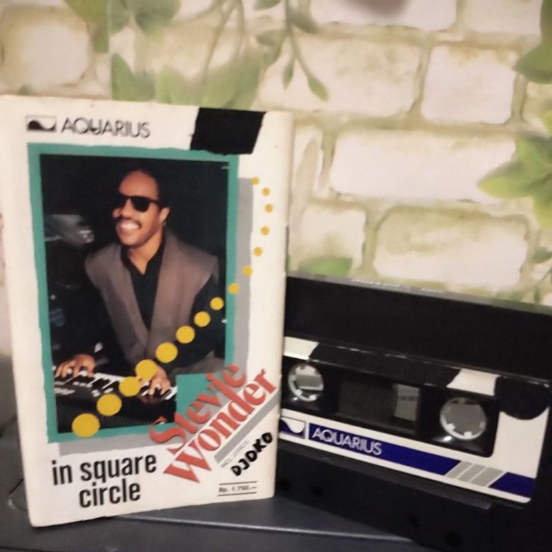 kaset pita stevie wonder/in square circle