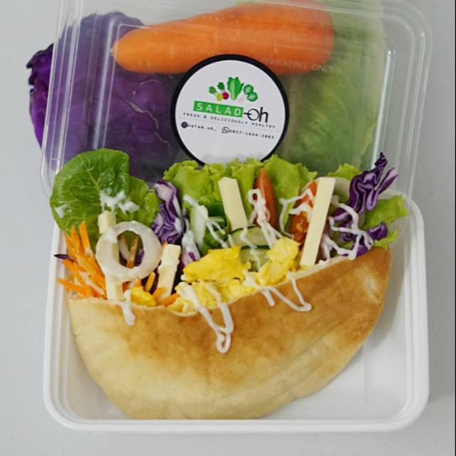 

Veggie Pita Salad