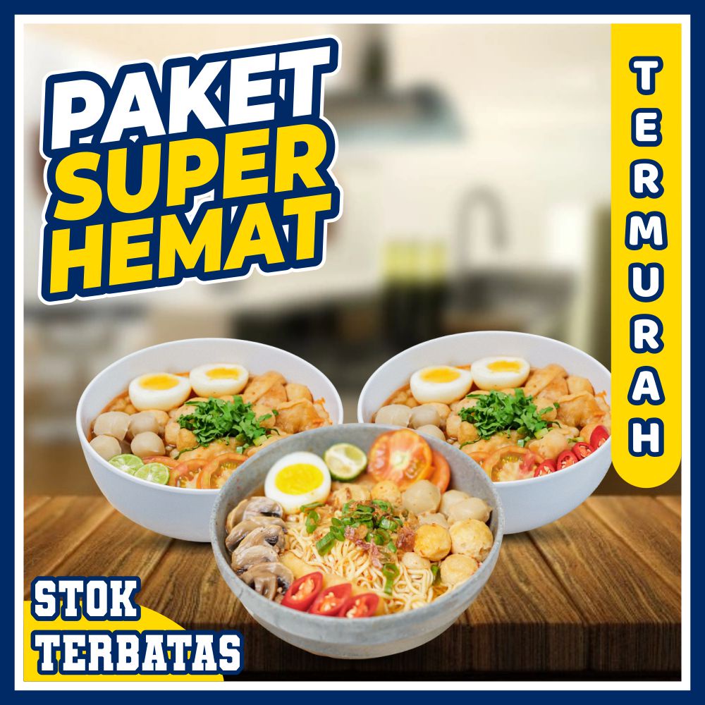 PAKET 40RIBU BASO ACI ALL VARIAN PEDAS TERLEZAT BAKSO ACI INSTAN TULANG RANGU TERMURAH TERLEZAT