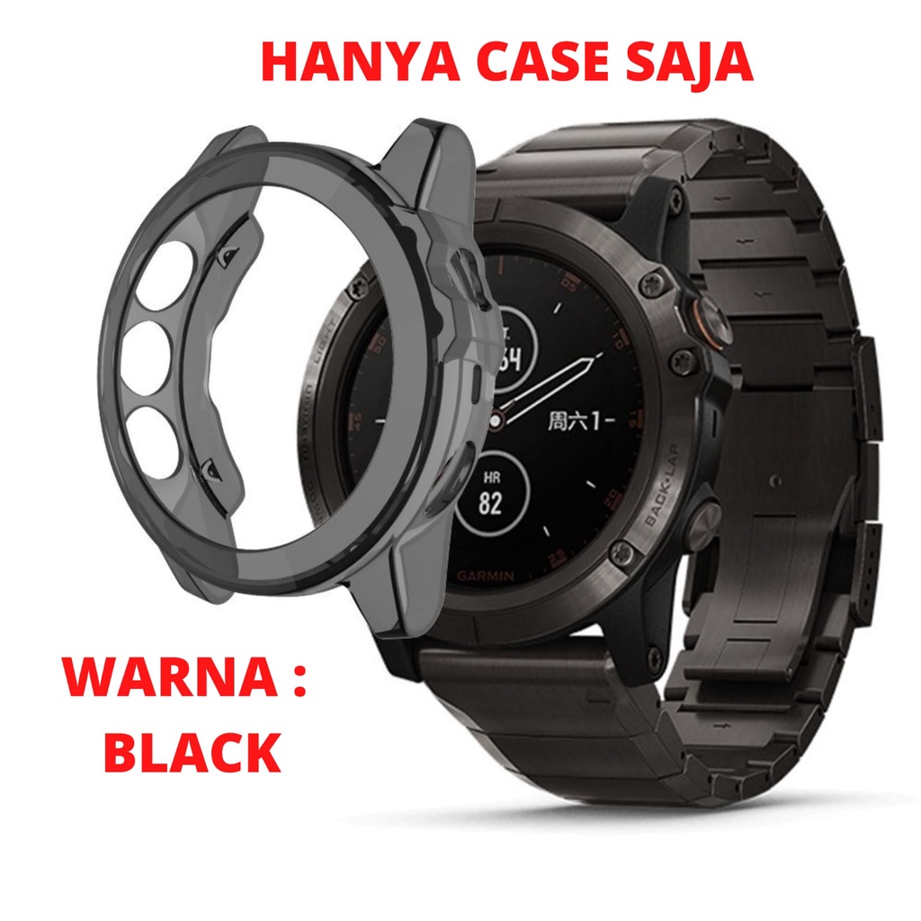 Garmin Fenix 5X Pro Case Silicone Protection Case Cover pelindung