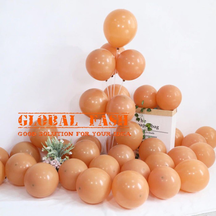 balon latex Retro Coklat / balon latex retro Vintage warna Coklat