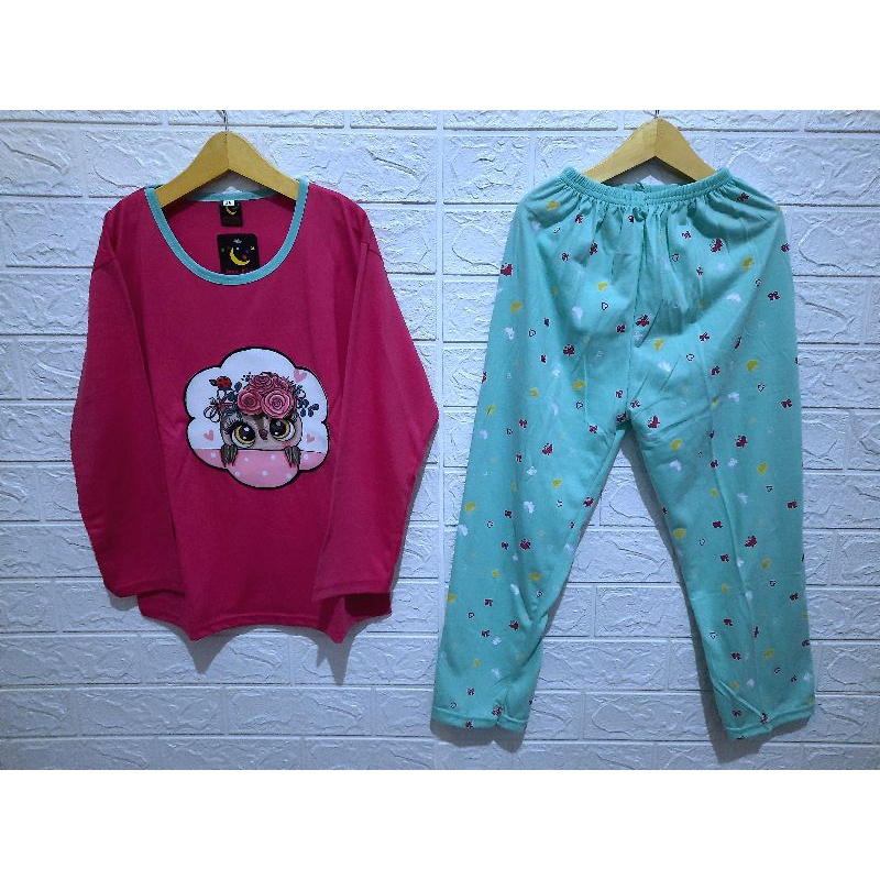 Setelan Baju Tidur Anak Perempuan size 7-10tahun