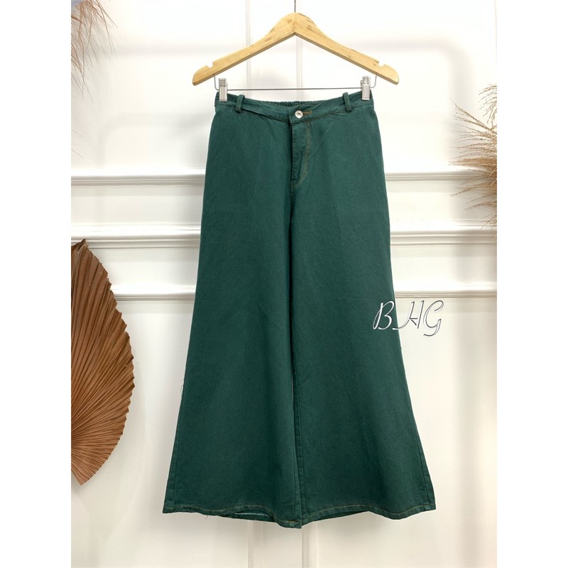 1 KG 3 PCS | DELONIX KULOT JEANS / CELANA KULOT JEANS WANITA / BAWAHAN CEWEK / JIN JINS SNOW-KULOT JEANS BOTLE