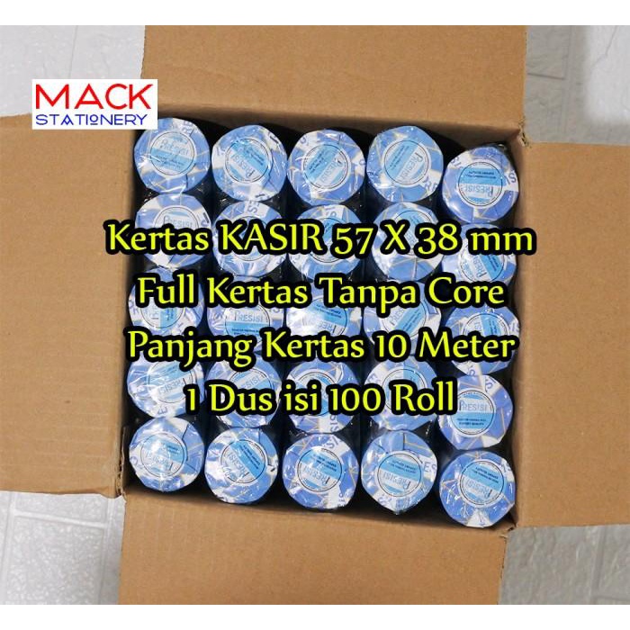 

Termal | Kertas Thermal Paper Roll 57X38 Coreless 1 Dus