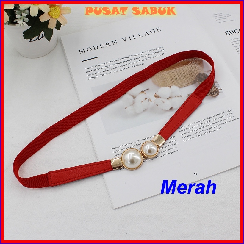 Gesper Sabuk Wanita Kulit Ikat Pinggang Tali kecil Fashion Korea Women Belt Gold Gasper Pesta Warna Emas Kekinian Blet Grosir Import Murah